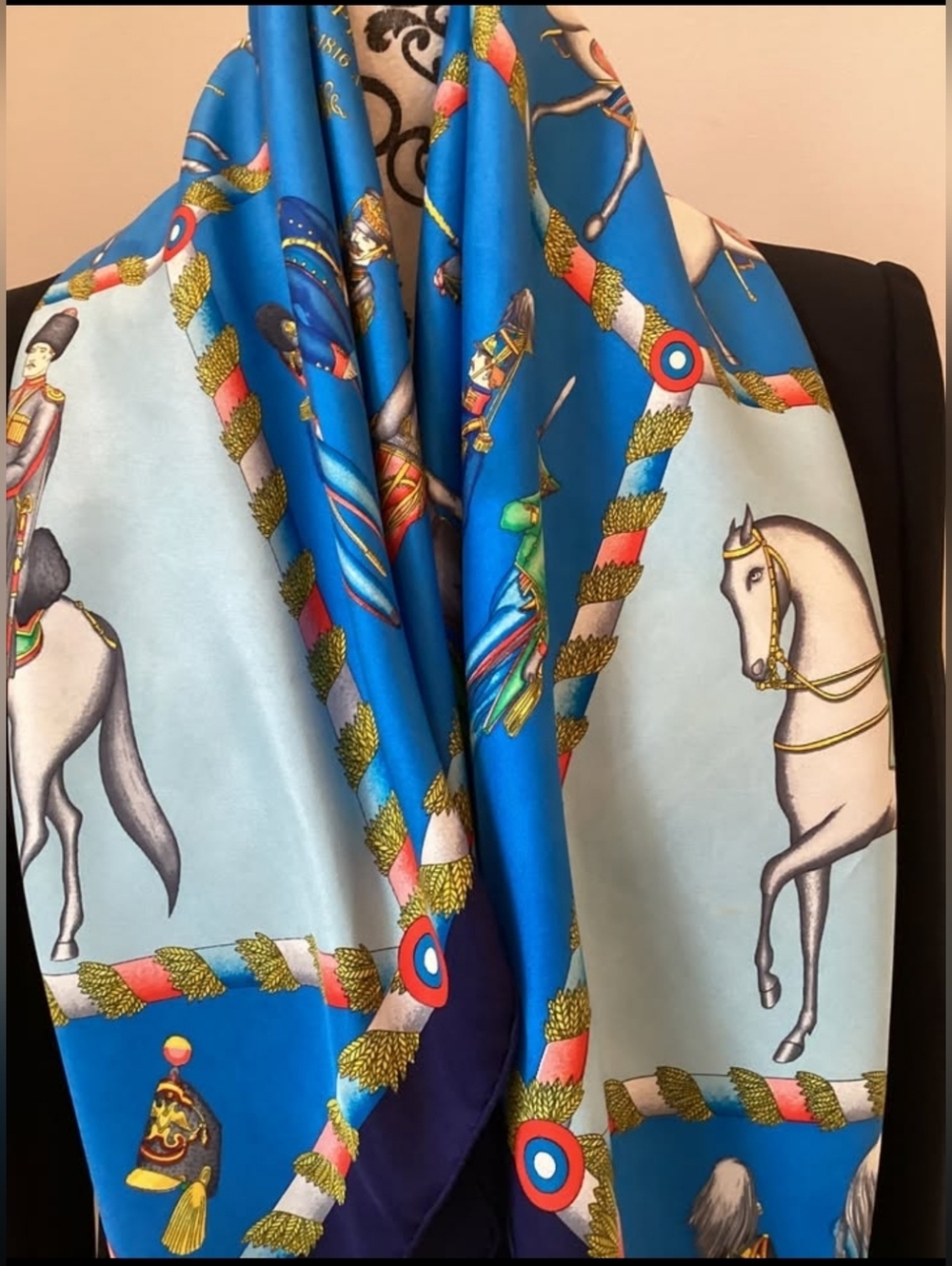 Vintage Hermes Silk Scarf 90